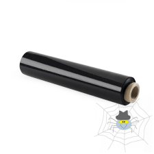 egyéb Stretch fólia 23 micron, 50 cm széles, fekete színű - 3 kg/tekercs postázás