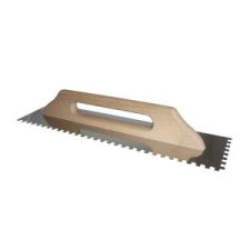 egyéb Svájci glettelő fogazott INOX E 8 130x480mm kőműves és burkoló szerszám