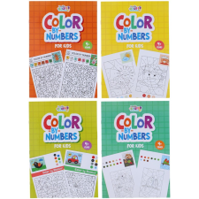 egyéb Számok szerinti 16 oldalas 4 mintás színező - Többfajta (871125225625) kreatív és készségfejlesztő