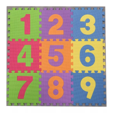 egyéb Színes 9 darabos szivacs puzzle számokkal 90 x 90 cm (KR5670) játszószőnyeg