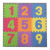 egyéb Színes 9 darabos szivacs puzzle számokkal 90 x 90 cm (KR5670)