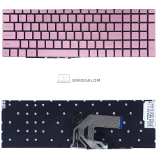 egyéb Teclast F15S 15.6, F15 Plus gyári billentyűzet, rózsaszín (US kiosztás, háttérvilágítással) laptop alkatrész