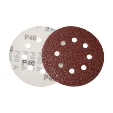 egyéb Tépőzáras csiszolópapír 125mm P180 8 lyukas barkácsolás, csiszolás, rögzítés