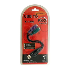 egyéb USB - PS/2 átalakító (2db PS/2 port) billentyűzet