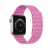 egyéb Utángyártott Apple Watch mágneses loop műbőr szíj 38/40/41mm rószaszín (69350) (EG69350) - Szíj