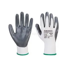 egyéb Védőkesztyű PU tenyérmártással nylon M-es méret  A310 Portwest szürke-fehér (EGYEB_57094)