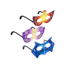 egyéb Világítós szemüveg és arc maszk, 3 féle jelmez