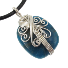  Egyedi apatit drótékszer medál medál