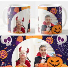  Egyedi fényképes Bögre - Halloween - H01 bögrék, csészék