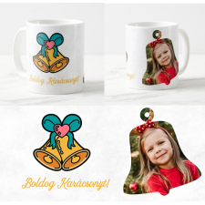  Egyedi fényképes Bögre - Karácsony - K02 bögrék, csészék