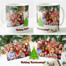  Egyedi fényképes Bögre - Karácsony - K9 bögrék, csészék