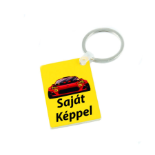  Egyedi fényképes kulcstartó - Kétoldalas kulcstartó, téglalap alakú kulcstartó