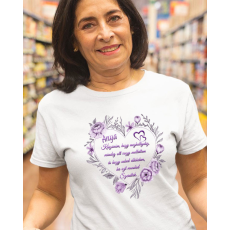  Egyedi idézetes női póló - Köszönöm anya