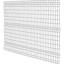  Egyrudas hálós kerítéspanel 3D antracit  150 x 200 cm kerti bútor