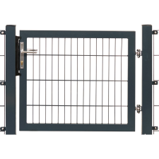 Egyszárnyú kapu Premium kétrudas panelkitöltés antracit keret 200 x 100 cm kerti bútor