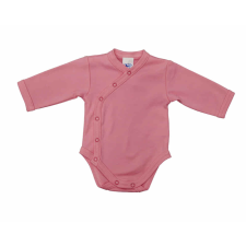 Egyszínű, hosszú ujjú elöl patentos baba body kombidressz, body