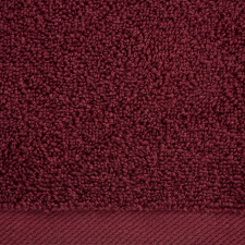  Egyszínű klasszikus törölköző 500 g/m2 Bordó 70x140 cm lakástextília