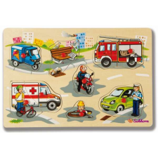 Eichhorn fa puzzle fogantyúval - Járművek puzzle, kirakós