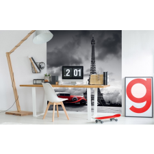 Eiffel-torony piros autóval, poszter tapéta 225*250 cm tapéta, díszléc és más dekoráció