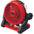 EINHELL 3408035 GE-CF 18/2200 Li Solo Akkumulátoros ventilátor - Piros/Fekete (Akku és töltő nélkül)