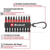 EINHELL Karabiner Impact Bit Set 10tlg Bit készlet 1/4 (6.3 mm), PH, PZ, TORX, Hatlap (118633) (118633)