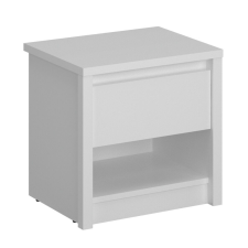  Éjjeliszekrény 1S, fehér, ERODIN bútor