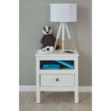  Éjjeliszekrény 1S, fehér, OLJE bútor