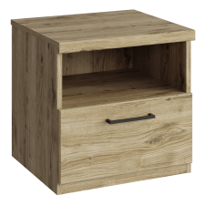  Éjjeliszekrény 1S, navarra tölgy, DORSI bútor