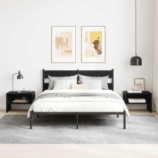  Éjjeliszekrény 2 pcs Musta tammi 40 x 40 x 30 cm Faanyag bútor