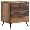  Éjjeliszekrény fiókkal Antik Fa 43 x 34,5 x 47,5 cm Szerelt Fa