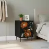  Éjjeliszekrény LOCHEM Fekete Tölgy 36 x 33 x 51 cm Szerelt Fa