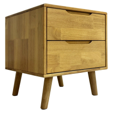  Éjjeliszekrény, masszív fa, természetes, BRUNI bútor