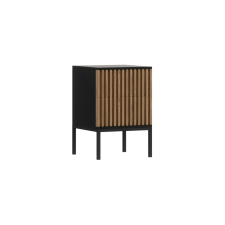  Éjjeliszekrény MEORATI 40x40cm, fekete/dub artisan bútor