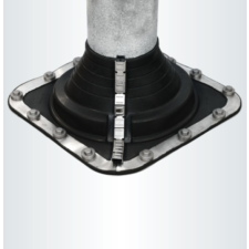 Ejot Vízzáró harang nyitható 150-280 csőátmérőhöz csavarokkal és ragasztóval rögzíthető 454x454mm él lezáró kapcsokkal építőanyag