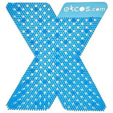 EKCOS Xcrën HD Biológiailag lebomló antisplash piszoárszűrő, 60+ napos, óceán illat, 2 db tisztító- és takarítószer, higiénia