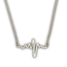 EKG nyaklánc (ezüst színű) nyaklánc