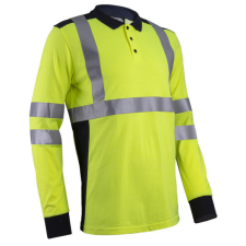 EKHI HOSSZÚ UJJÚ FLUO SÁRGA LÁNGÁLLÓ ÉS ANT. PÓLÓ_2XL láthatósági ruházat