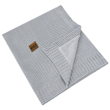 EKO Bambusz takaró szőrme béléssel Grey 100x80 cm babaágynemű, babapléd