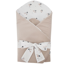 Eko EKO Takaró pamutból velúrral és kókusz belsővel, Cherry masnival 75x75cm babaágynemű, babapléd