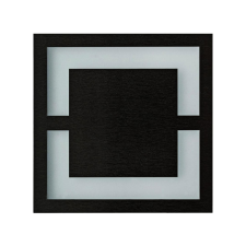 Eko-Light LED dekoratív lépcsőlámpa meleg 3000K fekete QUADRO Eco-Light világítás