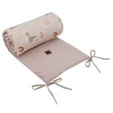  EKO Védőrács az ágyba VELVET My farm Powder pink 180x35 cm babaágynemű, babapléd