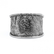 Ékszer ABC Ezüst antikolt szélesedő gyűrű gyűrű