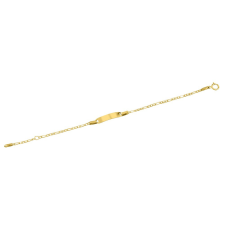 Ékszerkirály 14k arany karkotő gyermekeknek, gravírozható, 15 cm karkötő