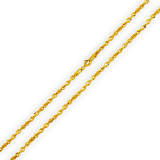 Ékszerkirály 14k arany nyaklánc, hamis Waless 42 cm nyaklánc