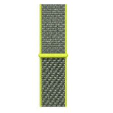 Ékszerkirály Apple watch óraszíj, nejlon, 42 mm, neonsárga okosóra kellék