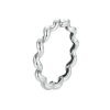 Ékszerkirály Ezüst gyűrű, csavart, 6-os méret