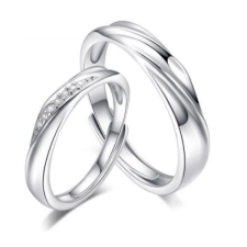 Ékszerkirály Férfi karikagyűrű, ezüst, állítható gyűrű
