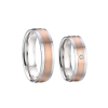 Ékszerkirály Férfi karikagyűrű, nemesacél, rosegold, 13-as méret