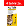 Elanco AdTab rágótabletta macskáknak 4db tabletta , ( 2-8kg. cicáknak )