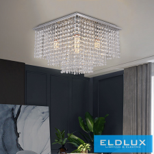 ELDLUX ELDALIZ kristályüveg mennyezeti lámpa L350 E14×5 világítás